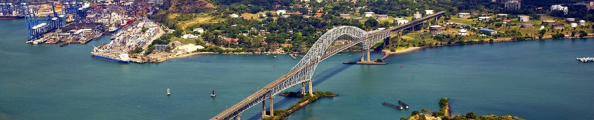 Most Ameryk w Panamie - tło nagłówka strony